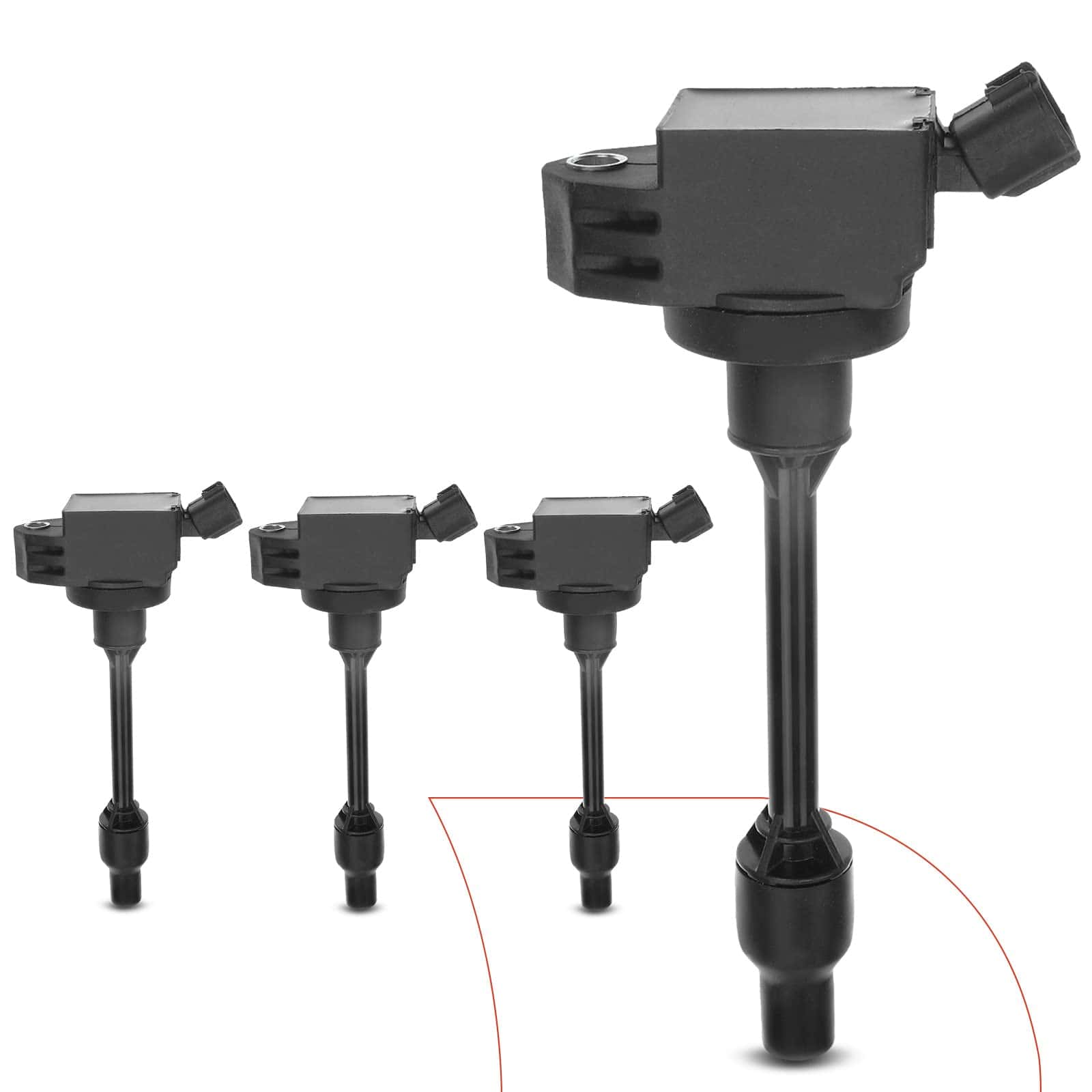 Conjunto de 4 Bobinas de Encendido A-Premium Compatible con - Imagen 9