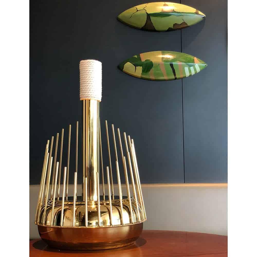 Theremin Musical Handmade Waterphone Dorado - Instrumento - Imagen 7