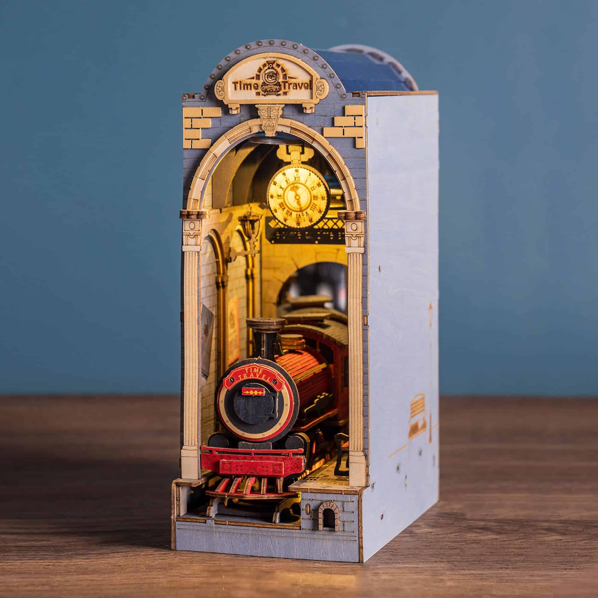 Rolife DIY Kit de Nook de Libros Viaje en el Tiempo, Kit