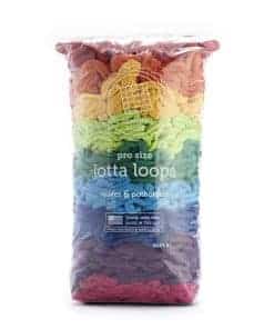 Lote de bucles Lotta Friendly Loom PRO arco iris hace 6