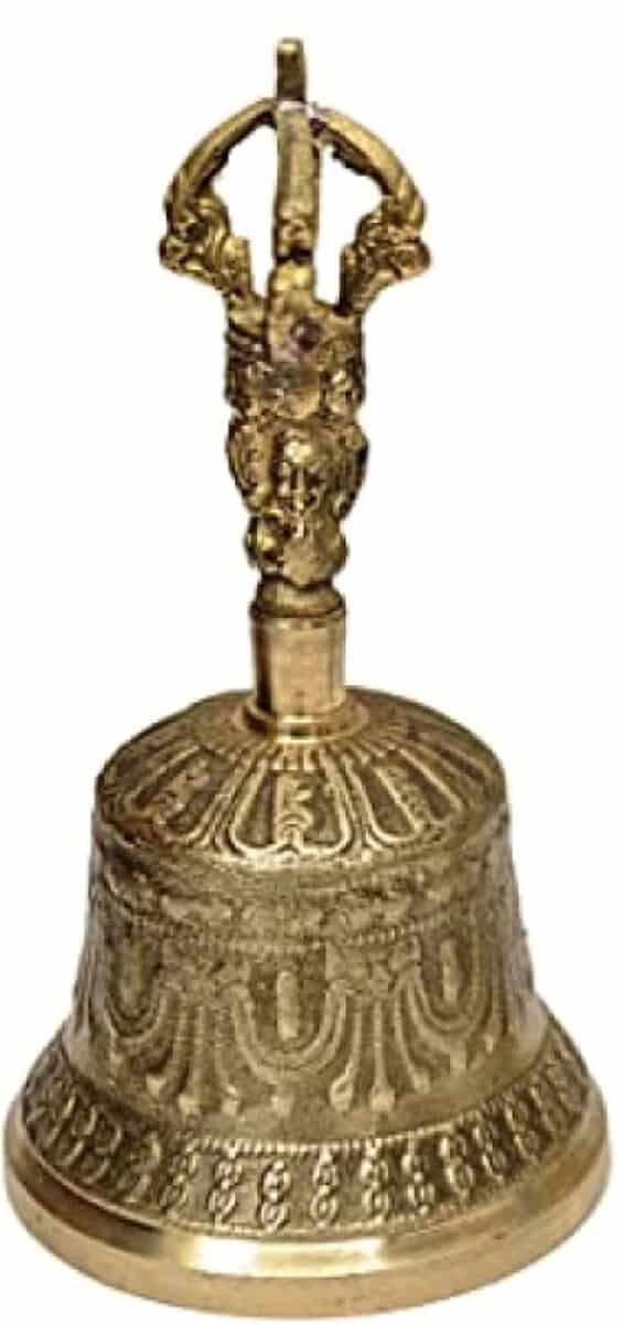 Campana de Meditación Budista Tibetana Dorje en la Parte