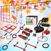 Kit Deluxe Slackers Ninjaline 56 ft con 9 Obstáculos