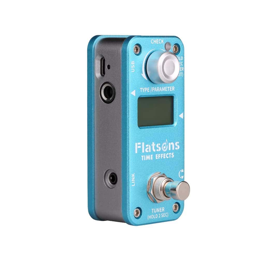 Pedal de efecto múltiple para guitarra Flatsons con Delay, - Imagen 4