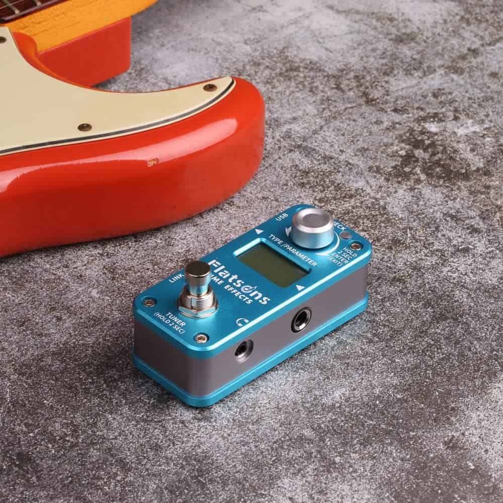 Pedal de efecto múltiple para guitarra Flatsons con Delay, - Imagen 6