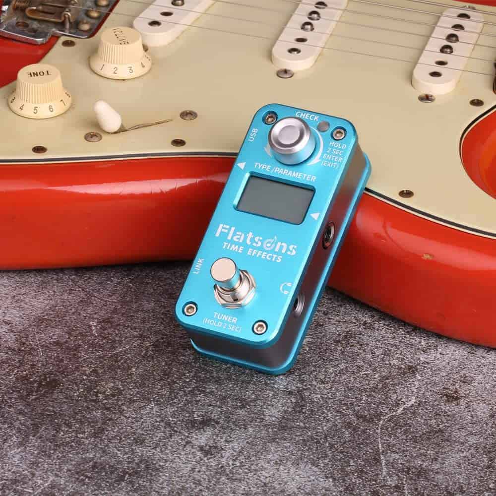 Pedal de efecto múltiple para guitarra Flatsons con Delay, - Imagen 5