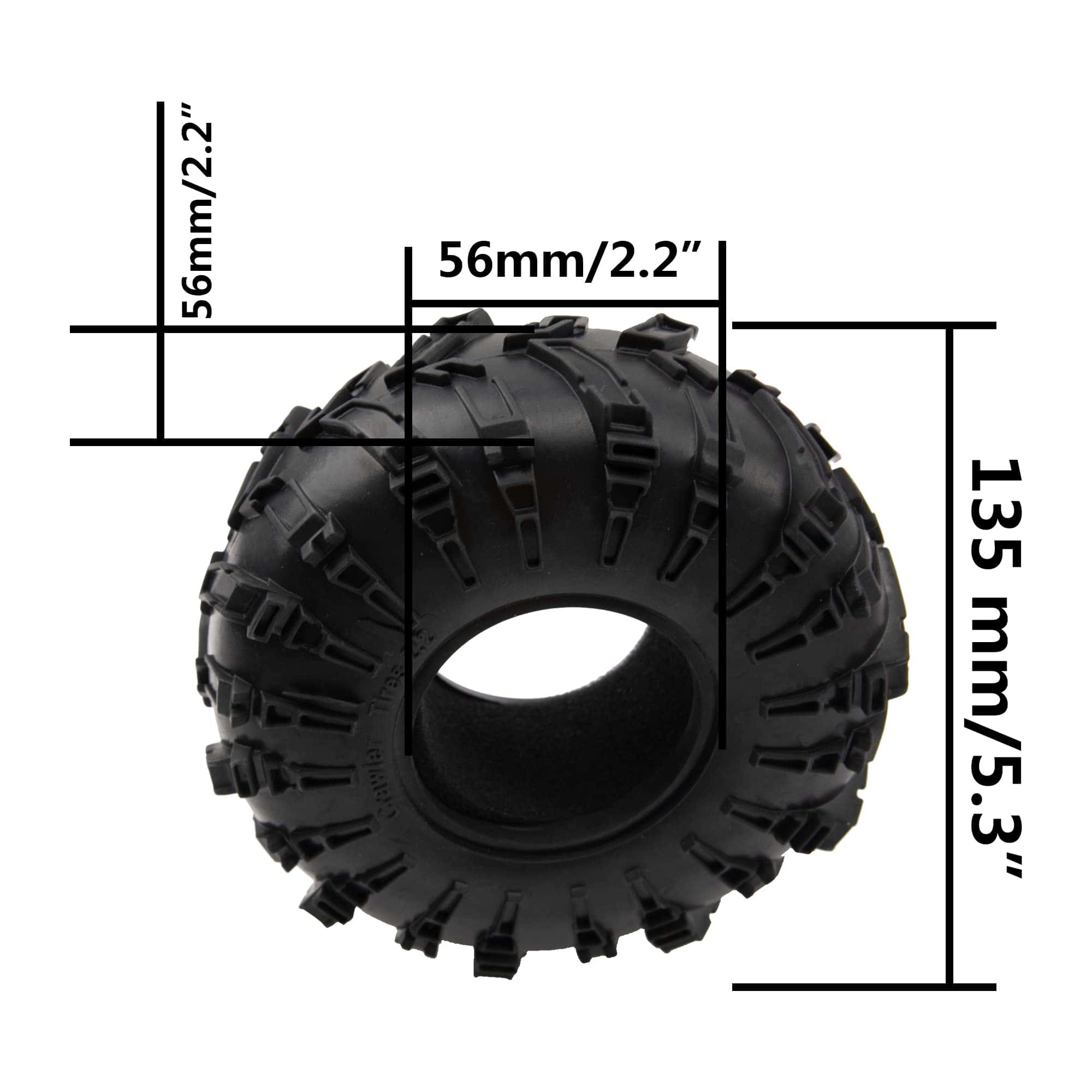4Pcs ShareGoo Neumáticos de Caucho 2.2" para Crawler Lodo - Imagen 7