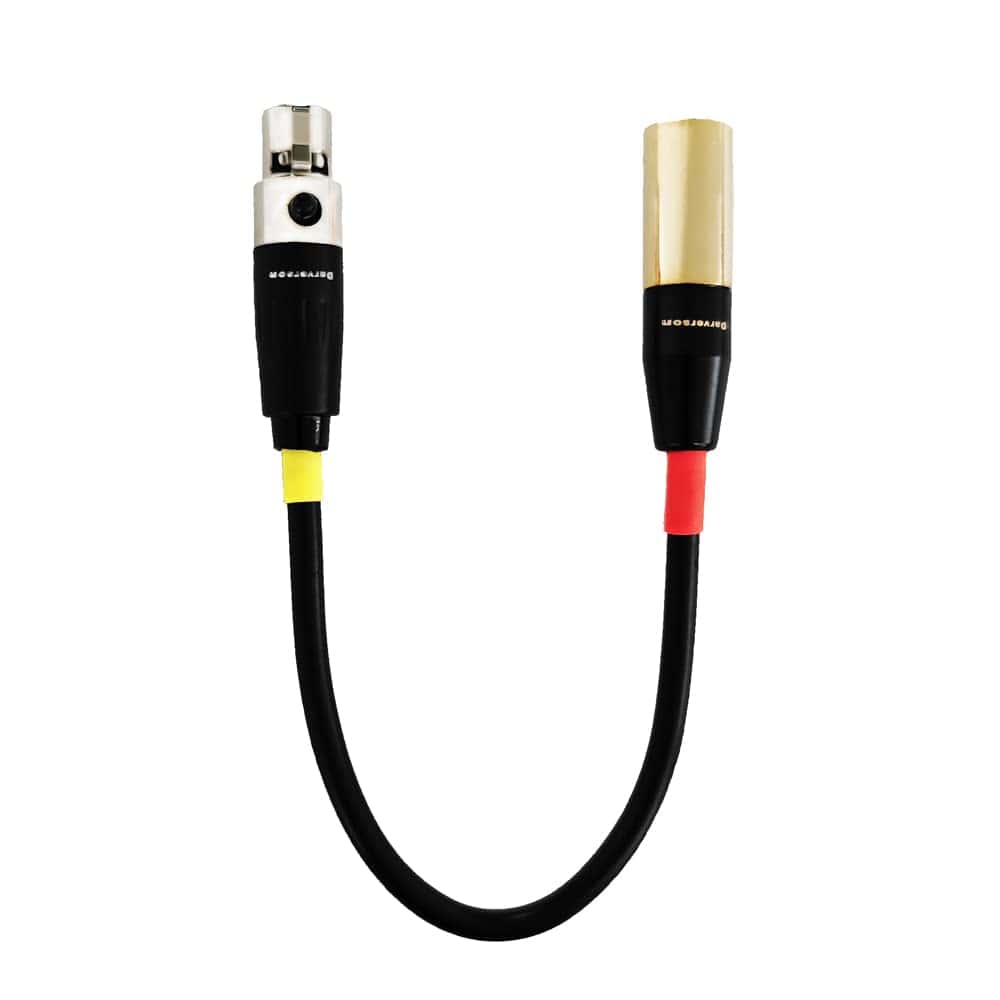 Cable mini XLR de 4 pines a 3 pines Darverson TA4F para - Imagen 5