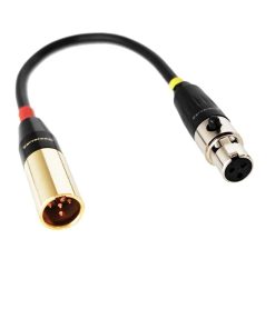Cable mini XLR de 4 pines a 3 pines Darverson TA4F para