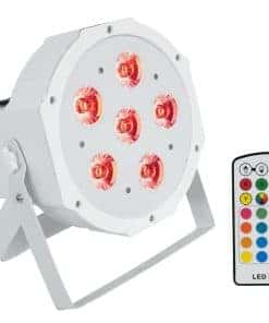 Luz Rockville Battery PAR 6RF Blanca Recargable RGBWA+UV