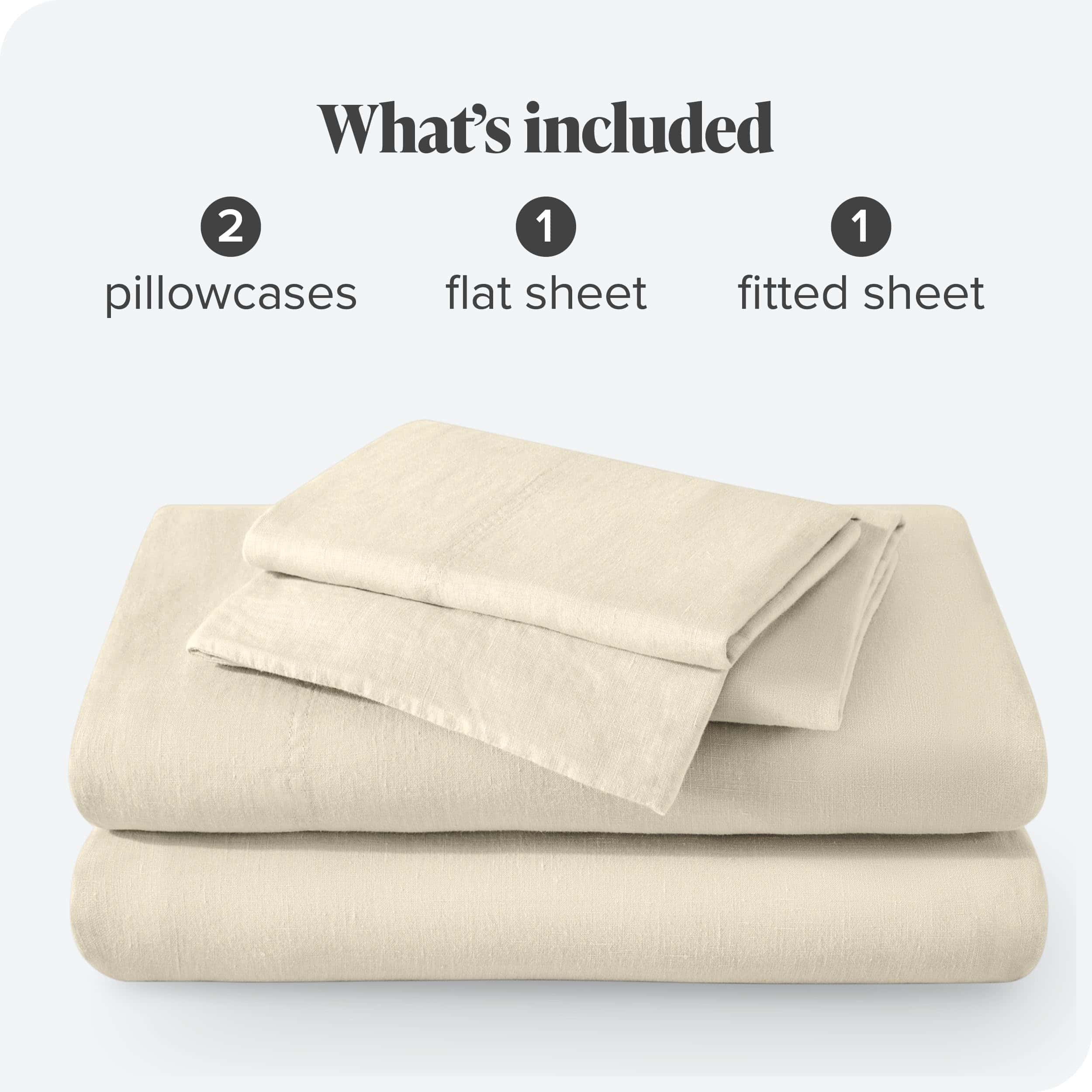 Juego de sábanas completo Bare Home - Juego -Natural - Imagen 8