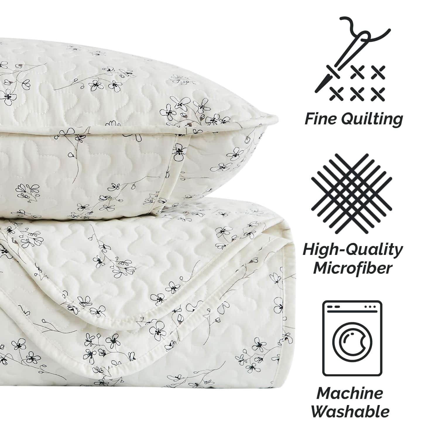 Juego de Cama de Edredón Oversized Quilt de Southshore Fine - Imagen 6