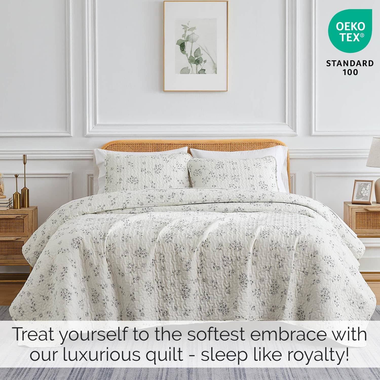 Juego de Cama de Edredón Oversized Quilt de Southshore Fine - Imagen 3