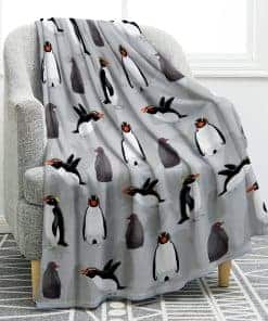Manta de Pingüino Jekeno Regalos de Animales Antárticos