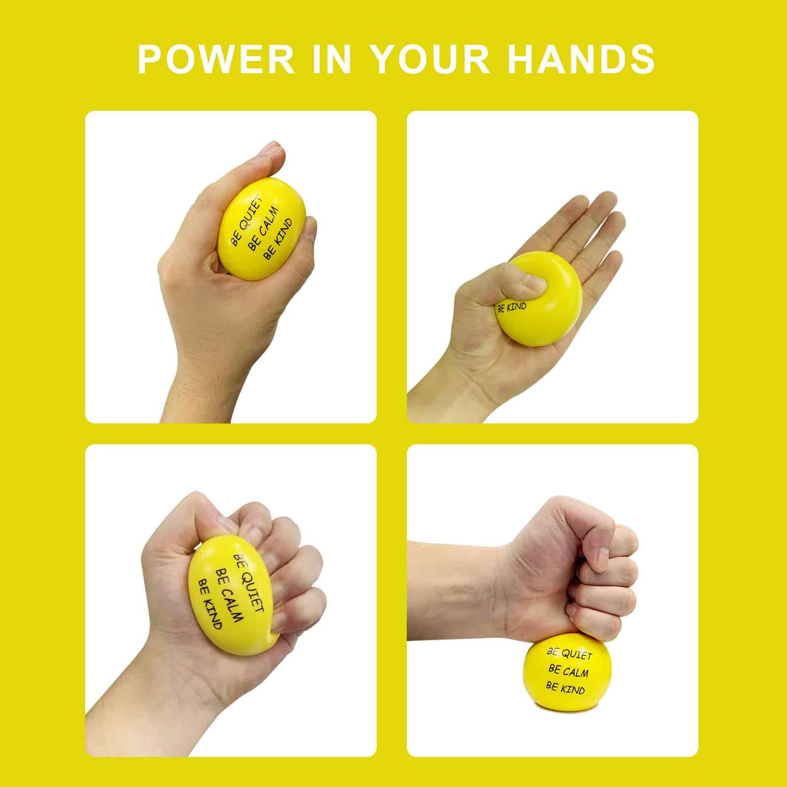 ALMAH Bolas de estrés motivacionales para niños y adultos - Imagen 4