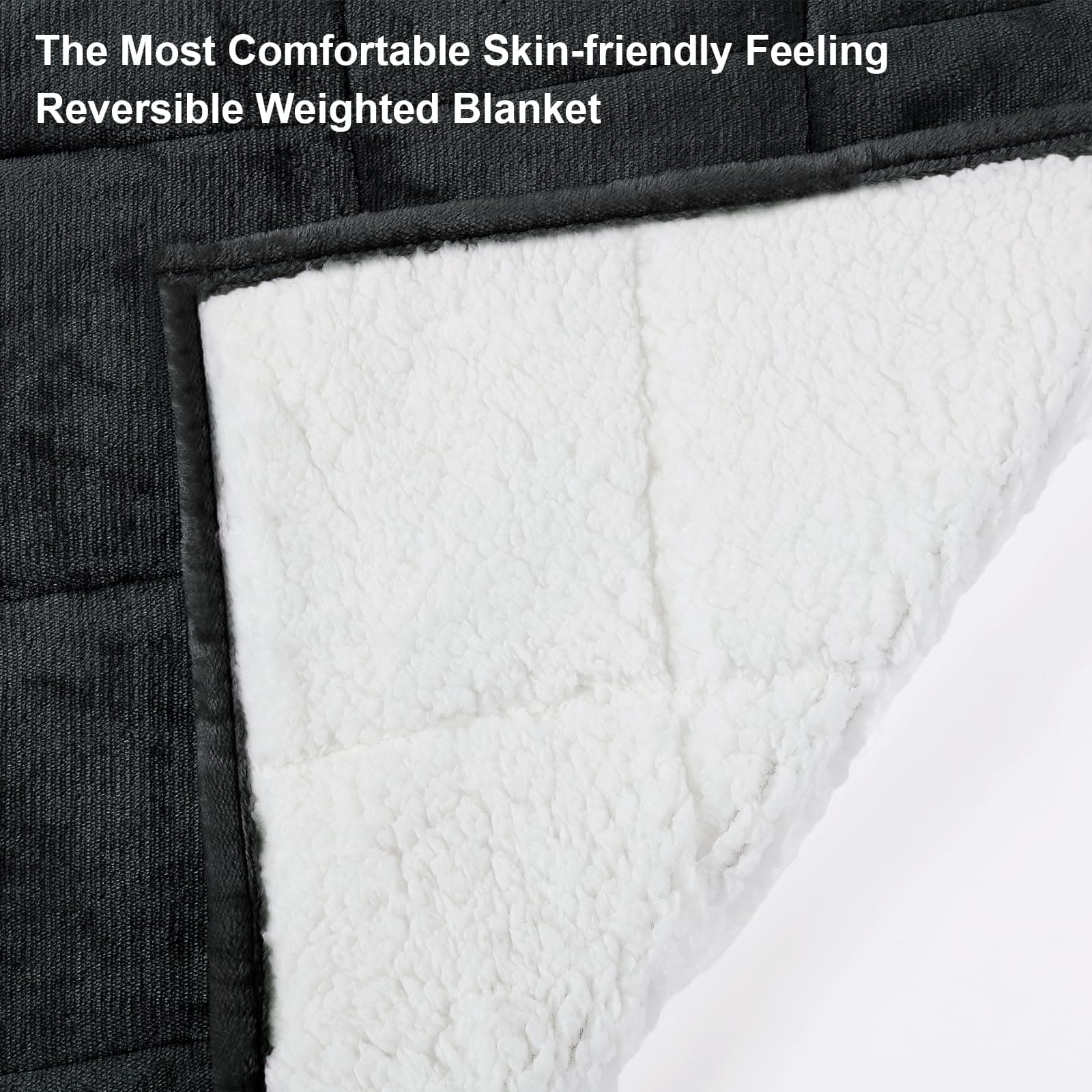 Alomidds Manta Ponderada (Tamaño Queen 20 libras 60x80 - Imagen 4