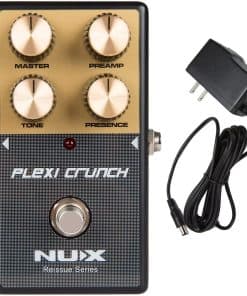 Pedal de distorsión Briskdrop NUX Plexi Crunch con fuente