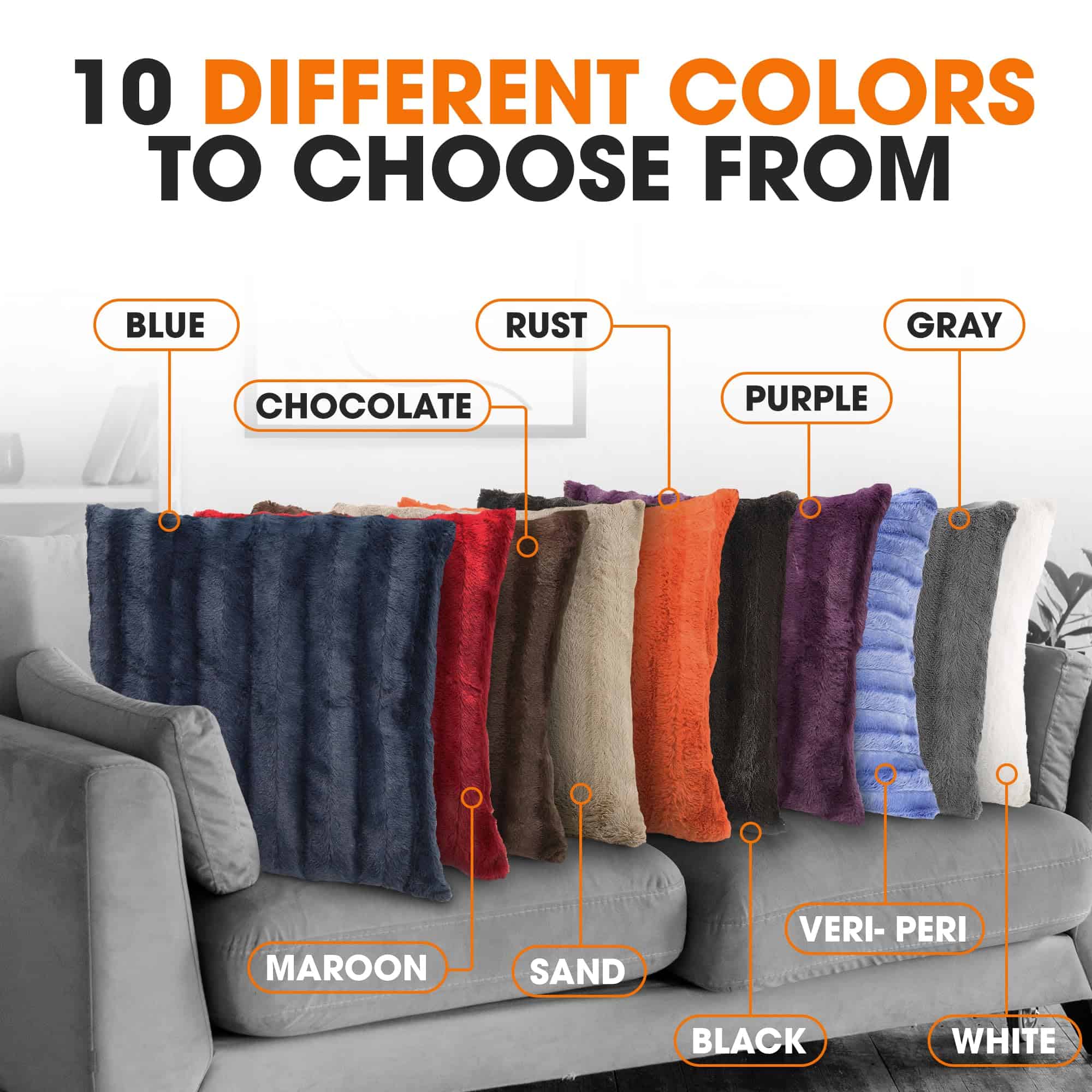 Almohadones de Piel Sintética Cheer Collection - Almohadas - Imagen 9