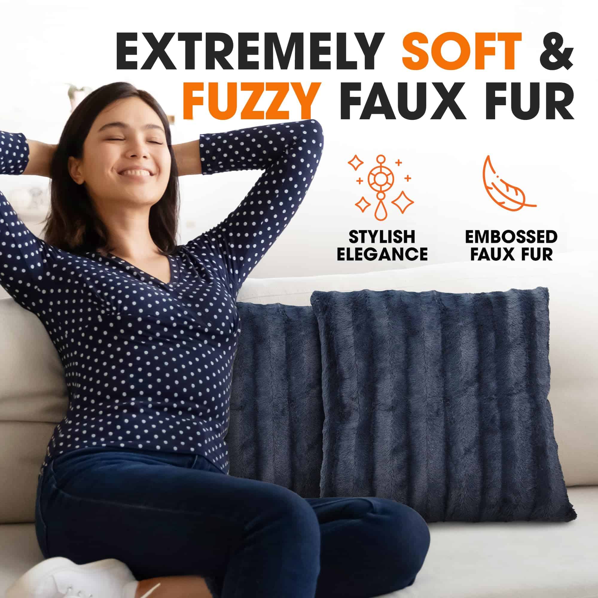 Almohadones de Piel Sintética Cheer Collection - Almohadas - Imagen 5