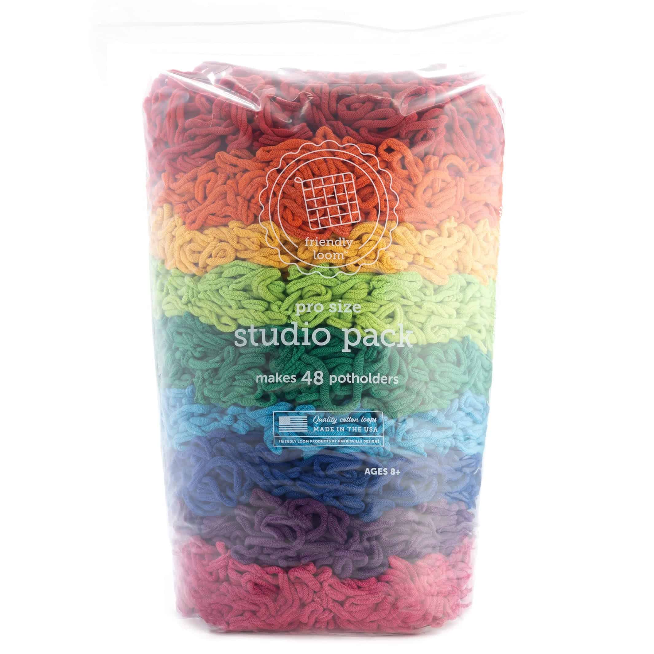 Paquete de Estudio Friendly Loom PRO Size Rainbow Cotton