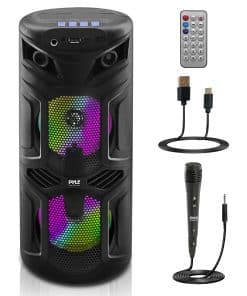 Bocina Portátil Bluetooth PA de Pyle - Sistema de Audio