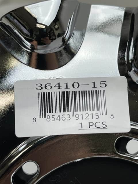 Centro de tapacubos cromo para ruedas Dub Royalty 36410-15 - Imagen 4