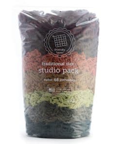 Kit de Telar Amigable 7" Tamaño Tradicional Earthtones hace