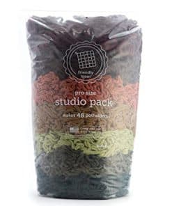 friendly loom PRO Size Studio Pack Earthtones Cotton Loops