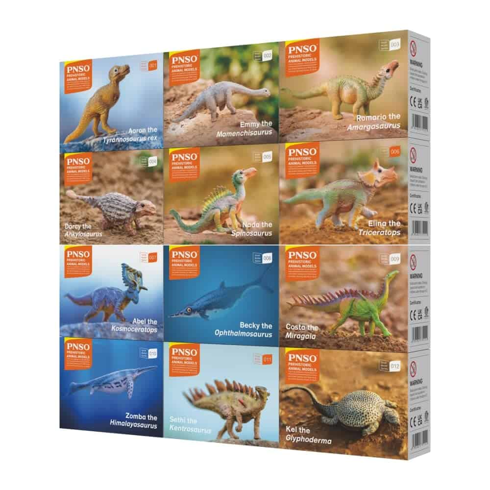 Set de Regalo de Modelos de Dinosaurios PNSO (Set de 24) - Imagen 4