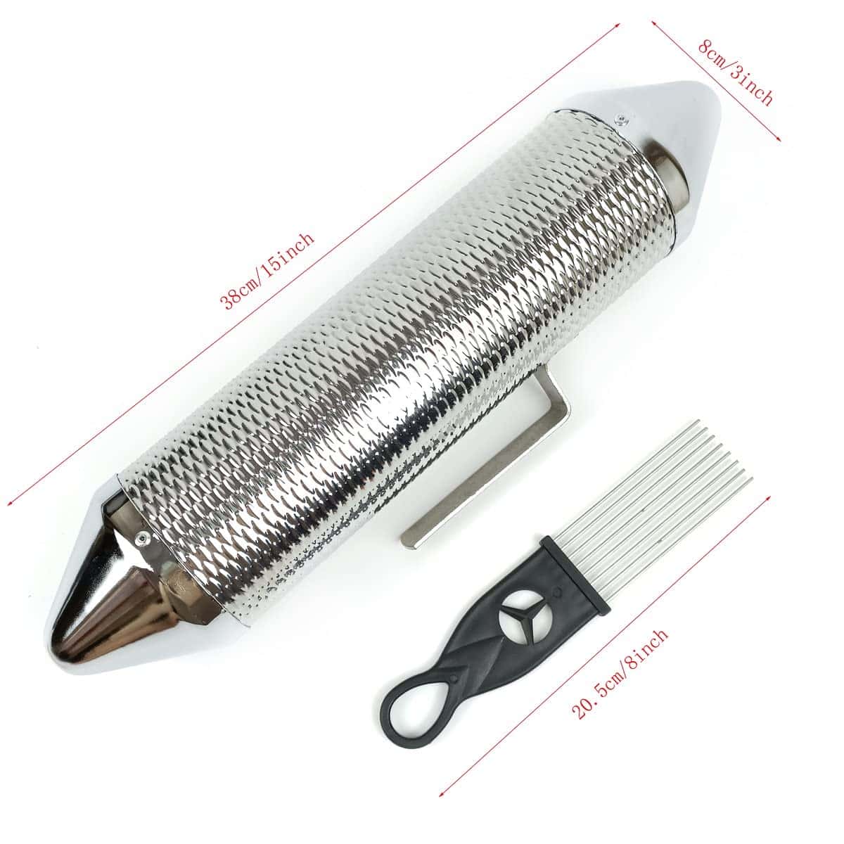 Guiró metálico LOONELO, Instrumento de percusión de acero - Imagen 5