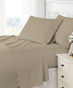 Juego de sábanas de algodón Pizuna Pure King Size, 800