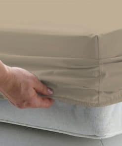 Sábana Ajustable de 100% Algodón de Lujo Puro Tamaño King