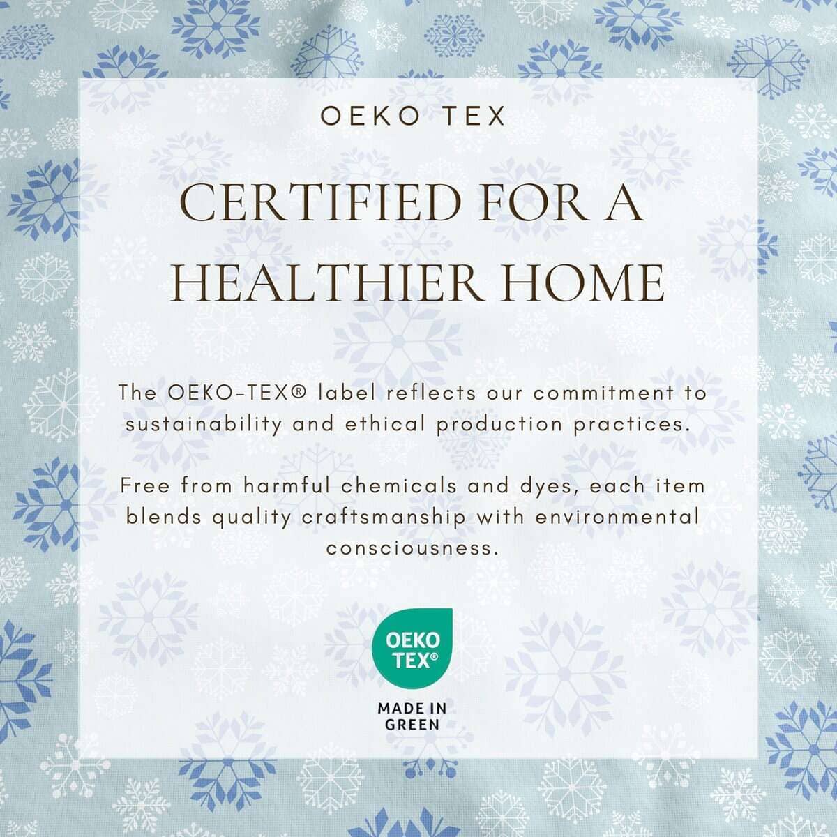 Juego de sábanas de franela Great Bay Home -Azul copo de nie - Imagen 6