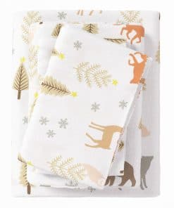 Juego de sábanas de franela para cama King Size de Great