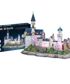 Puzzle 3D con luces LED del Castillo Neuschwanstein de