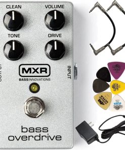 Briskdrop MXR M89 Bass Overdrive con 2 cables de parche,
