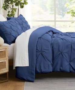 Set de Funda de Duvet con Pliegues Pinch, Cierre de