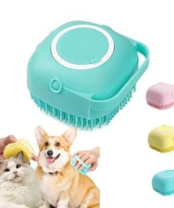 Cepillo de Baño para Mascotas, Dispensador de Masaje de