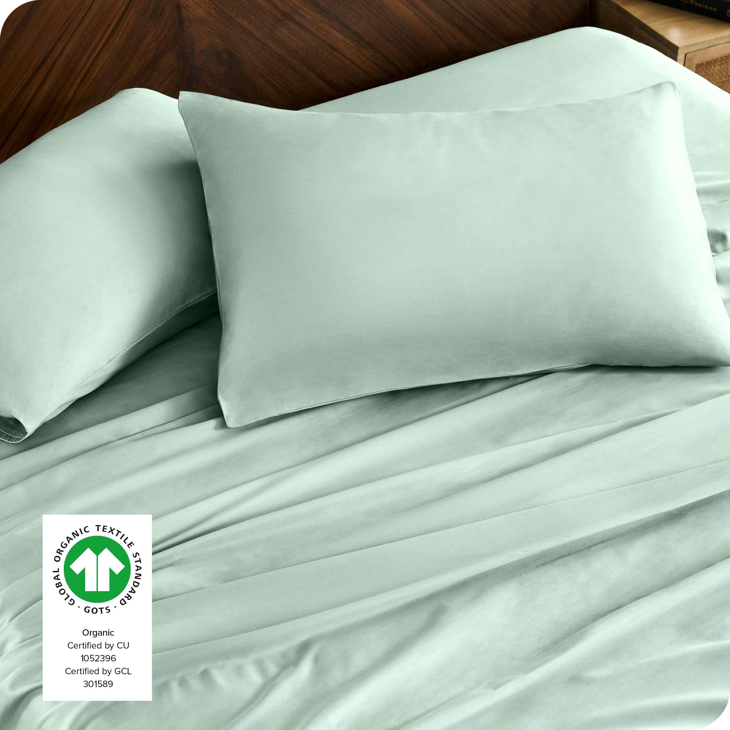 Juego de sábanas 100% algodón orgánico Split -Willow - Imagen 5