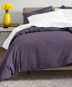 Juego de Funda de Edredón 100% Algodón Orgánico Sateen Bare