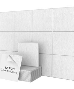 Paquete de 12 Paneles Acústicos Vingkool de 12" X 12" X