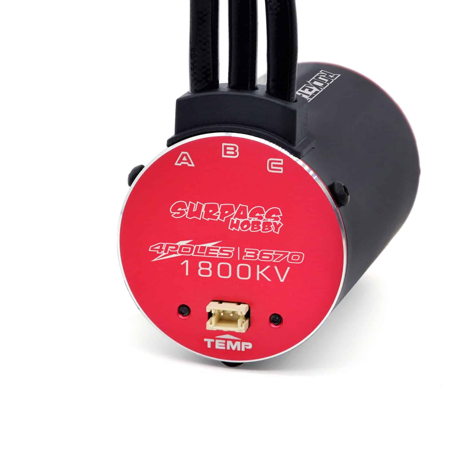 Motor Brushless Supersonic 3670 1800KV Impermeable con - Imagen 3