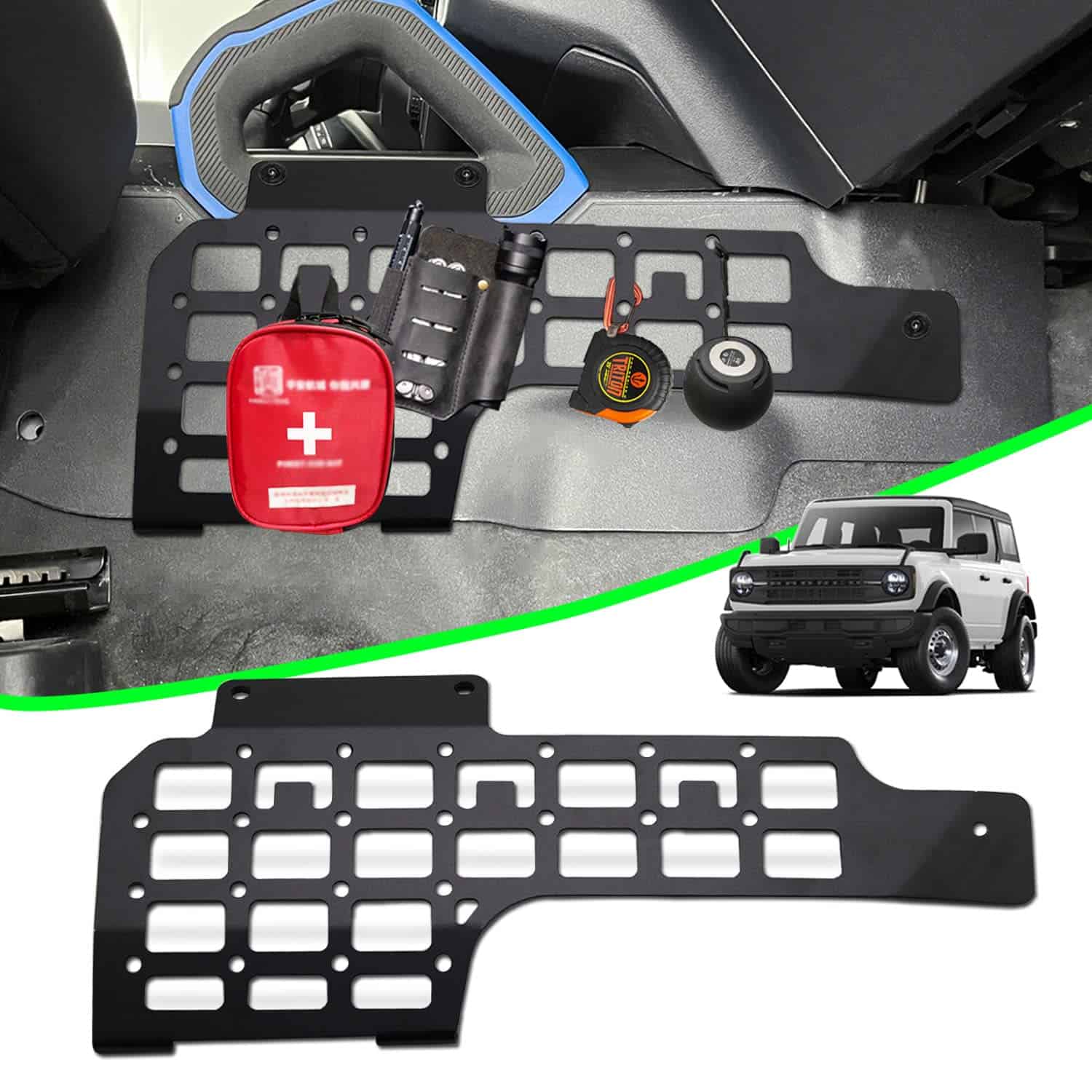 Panel Molle para consola central ANMOSVO para Ford Bronco -