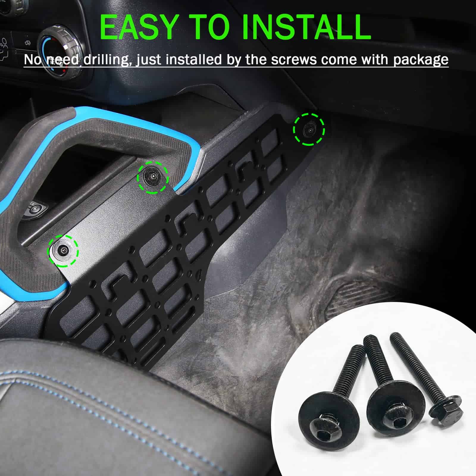 Panel Molle para consola central ANMOSVO para Ford Bronco - - Imagen 7