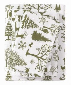 Juego de Sábanas de Franela Great Bay Home Tamaño -Olive Bra