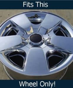 Piatek 4 Pzs Tapacubos Cromado para Rueda 5417#9597345 para