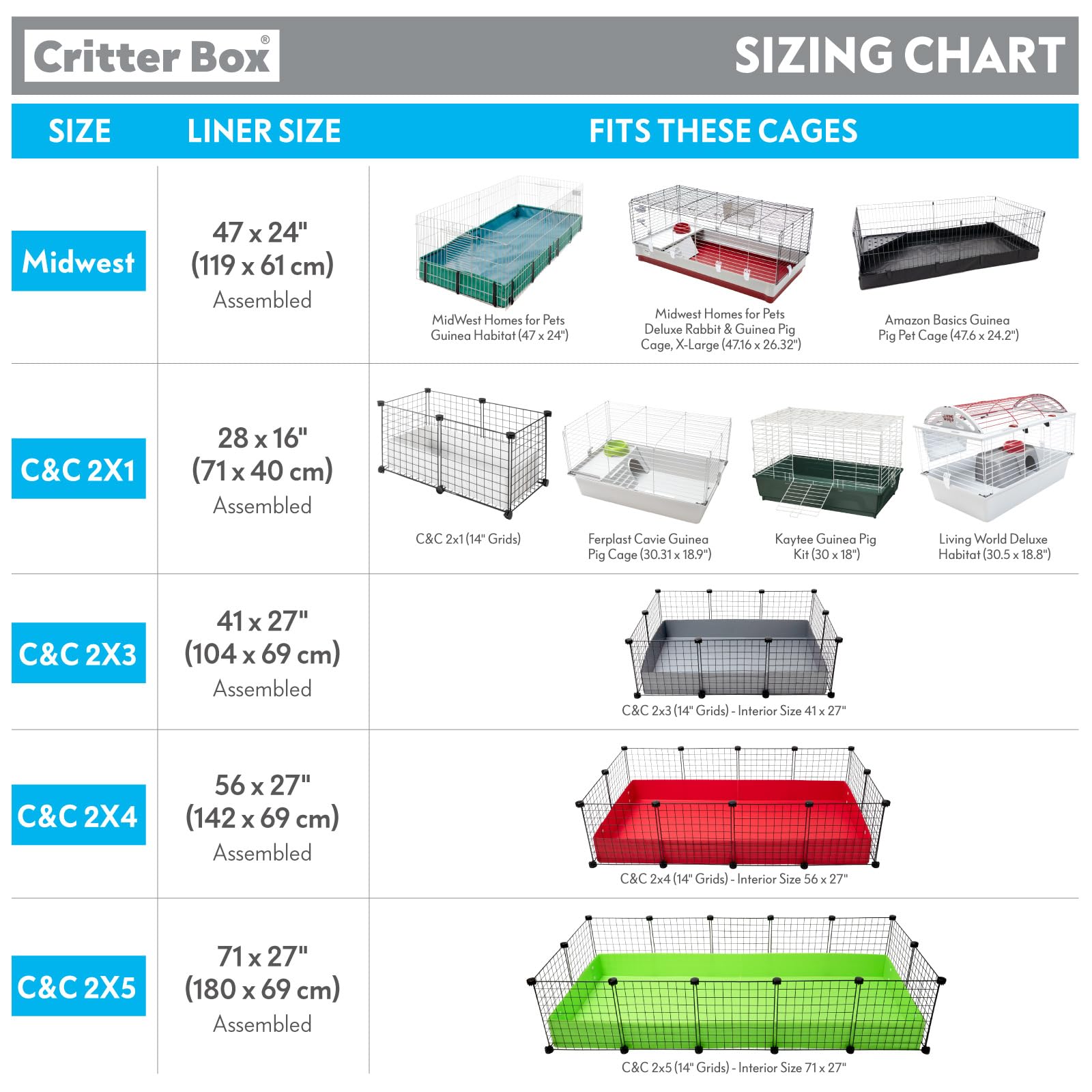 Paw Inspired Critter Box | Forro de jaula lavable para - Imagen 6