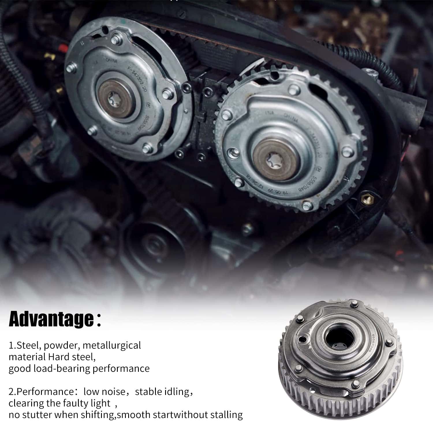 Engranaje de leva de escape de sincronización del motor - Imagen 8