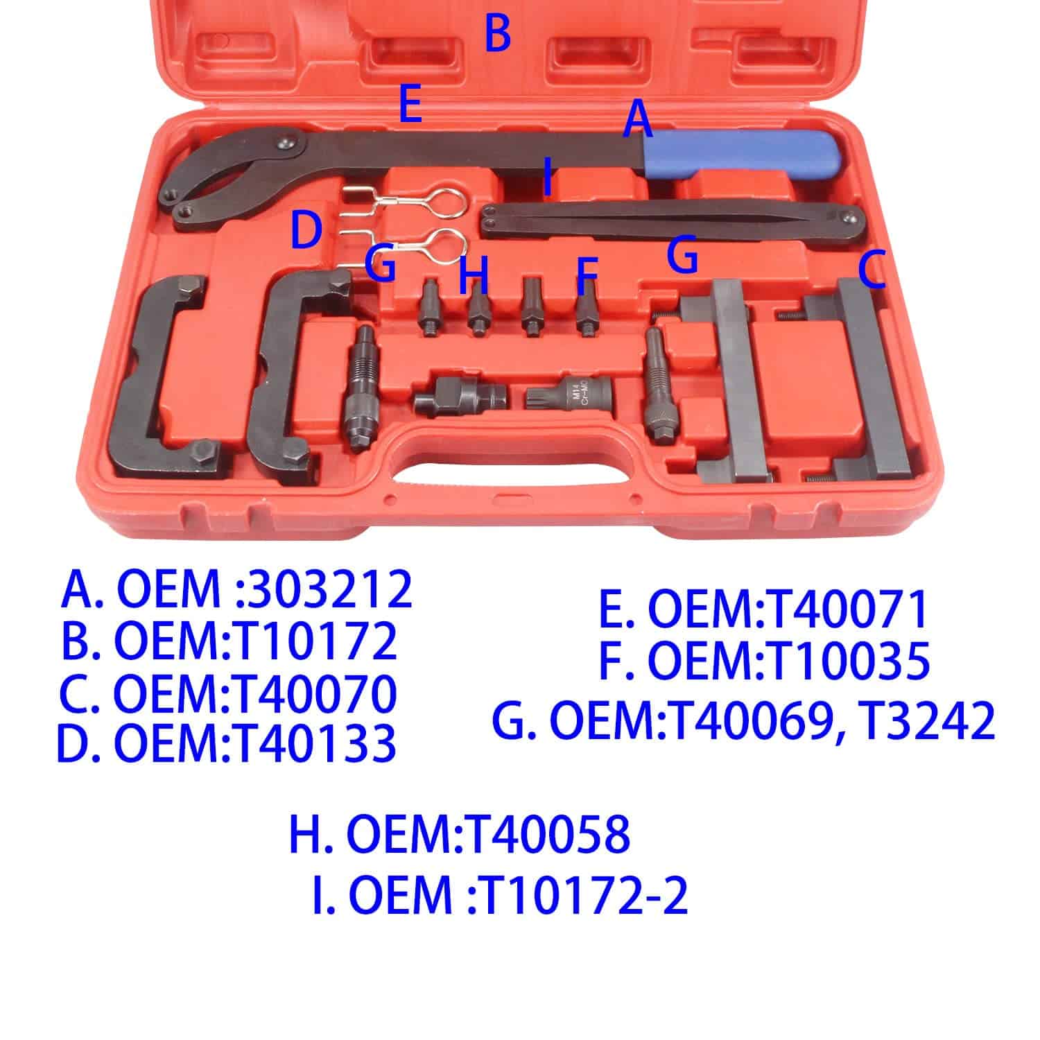 UTMALL Juego de Herramientas de Cadena de Tiempo del Motor, - Imagen 3