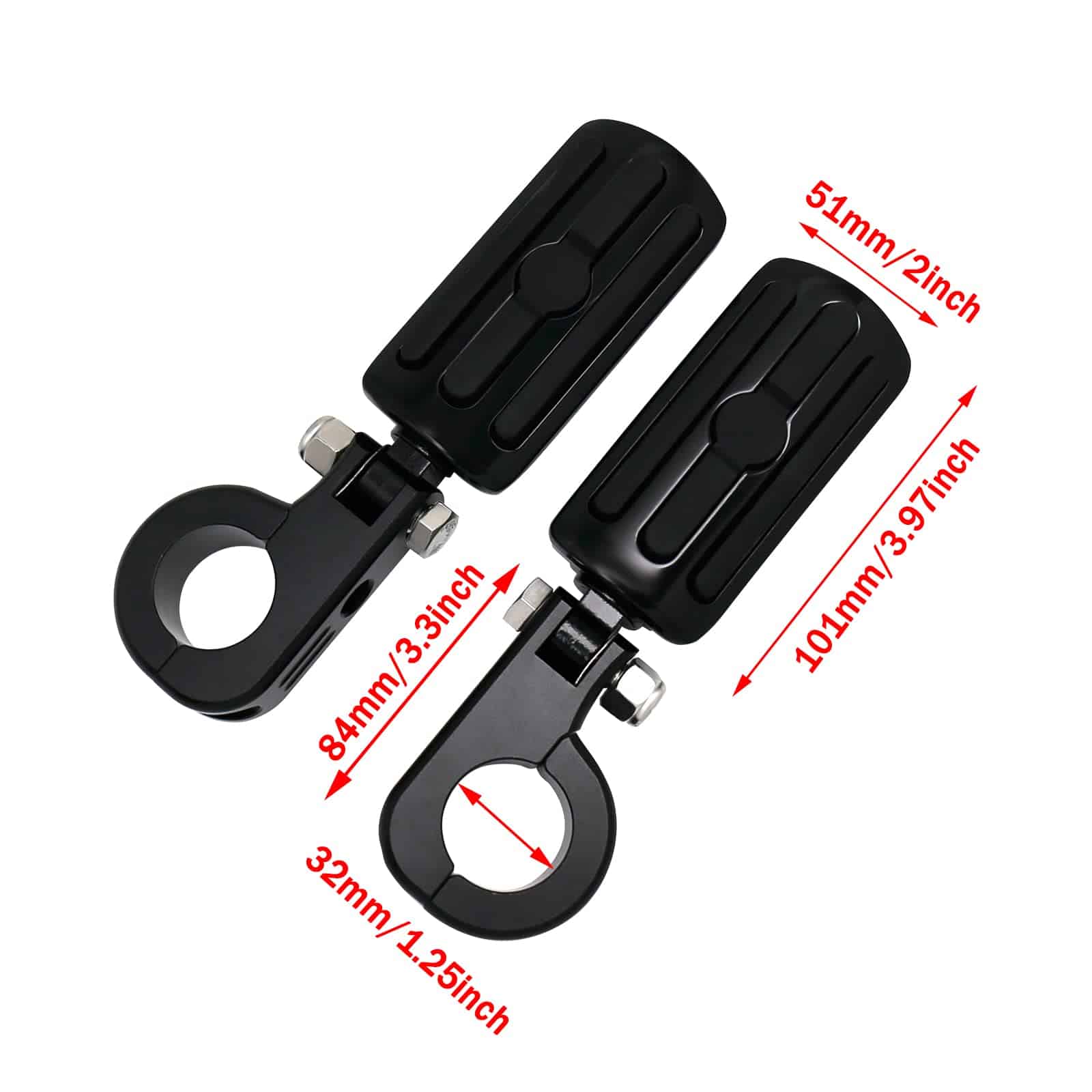 Kit de reposapiés de carretera y montura CNC para Harley - Imagen 6