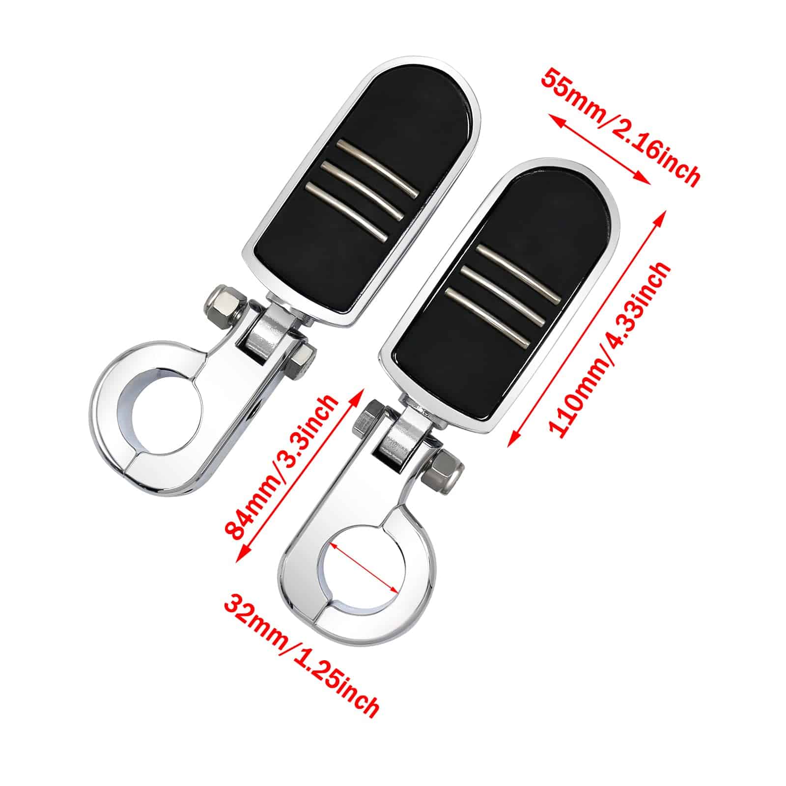 Juego de montaje de piezas de montaje para reposapiés de - Imagen 5